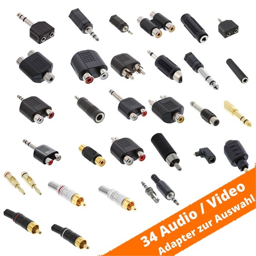 Audio video adapter cinch - audio,